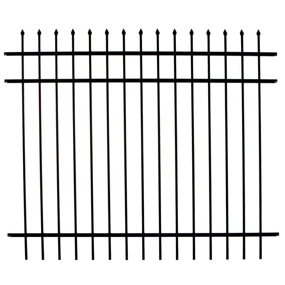 New ⭐ Meriden 4 ft. H x 6 ft. W Aluminum Fence Panel by DIY Universal Fence ❤️ 3 New ⭐ Meriden 4 ft. H x 6 ft. W Aluminum Fence Panel by DIY Universal Fence ❤️