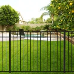 Best Pirce 🥰 Vinings 4 ft. W x 4 ft. H Black Aluminum Pre-Assembled Fence Gate by FORGERIGHT ❤️ -Cheap Fence Gates Plus Store black forgeright metal fence gates 861722 4f 1000