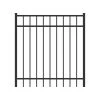 Best Pirce 🥰 Vinings 4 ft. W x 4 ft. H Black Aluminum Pre-Assembled Fence Gate by FORGERIGHT ❤️ -Cheap Fence Gates Plus Store black forgeright metal fence gates 861722 64 1000