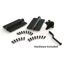 Best Pirce 🥰 Vinings 4 ft. W x 4 ft. H Black Aluminum Pre-Assembled Fence Gate by FORGERIGHT ❤️ -Cheap Fence Gates Plus Store black forgeright metal fence gates 861722 a0 1000