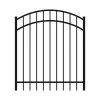 Deals ❤️ Vinings 4 ft. W x 4 ft. H Black Aluminum Arched Pre-Assembled Fence Gate by FORGERIGHT ✔️ -Cheap Fence Gates Plus Store black forgeright metal fence gates 861821 64 1000