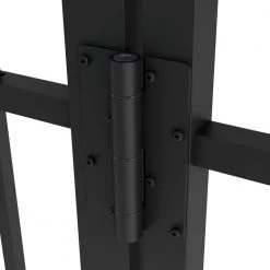 Deals ❤️ Vinings 4 ft. W x 4 ft. H Black Aluminum Arched Pre-Assembled Fence Gate by FORGERIGHT ✔️ -Cheap Fence Gates Plus Store black forgeright metal fence gates 861821 66 1000