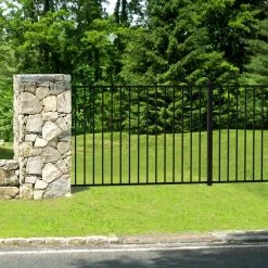 Best deal ❤️ Newtown 4 ft. W x 4 ft. H Black Aluminum Pre-Assembled Fence Gate by FORGERIGHT ✔️ 24 Best deal ❤️ Newtown 4 ft. W x 4 ft. H Black Aluminum Pre-Assembled Fence Gate by FORGERIGHT ✔️ -Cheap Fence Gates Plus Store black forgeright metal fence gates 861920 1f 1000