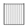 Best deal ❤️ Newtown 4 ft. W x 4 ft. H Black Aluminum Pre-Assembled Fence Gate by FORGERIGHT ✔️