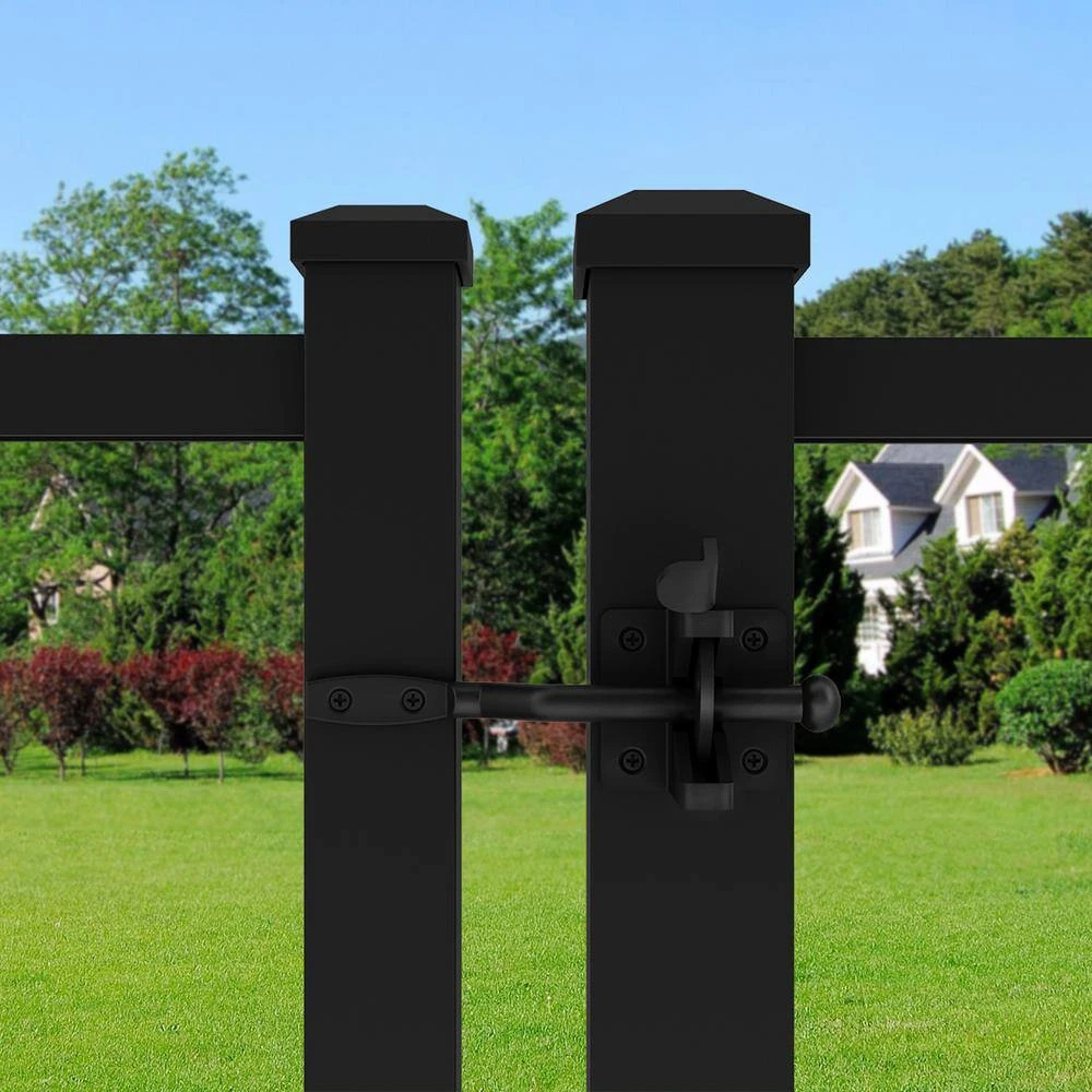 Best deal ❤️ Newtown 4 ft. W x 4 ft. H Black Aluminum Pre-Assembled Fence Gate by FORGERIGHT ✔️ 15 Best deal ❤️ Newtown 4 ft. W x 4 ft. H Black Aluminum Pre-Assembled Fence Gate by FORGERIGHT ✔️ - Image 13