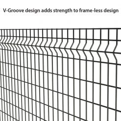 Coupon ✔️ Deco Grid 4 ft. x 6 ft. Black Steel Fence Panel by FORGERIGHT ⌛ -Cheap Fence Gates Plus Store black forgeright metal fence panels 862217 1d 1000