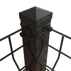 Coupon ✔️ Deco Grid 4 ft. x 6 ft. Black Steel Fence Panel by FORGERIGHT ⌛ -Cheap Fence Gates Plus Store black forgeright metal fence panels 862217 a0 1000