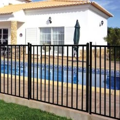 New 🛒 Newtown 4 ft. H x 6 ft. W Black Aluminum Pre-Assembled Fence Panel by FORGERIGHT 🔥 22 New 🛒 Newtown 4 ft. H x 6 ft. W Black Aluminum Pre-Assembled Fence Panel by FORGERIGHT 🔥 -Cheap Fence Gates Plus Store black forgeright metal fence panels 863016 1f 1000