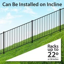 New 🛒 Newtown 4 ft. H x 6 ft. W Black Aluminum Pre-Assembled Fence Panel by FORGERIGHT 🔥 16 New 🛒 Newtown 4 ft. H x 6 ft. W Black Aluminum Pre-Assembled Fence Panel by FORGERIGHT 🔥 -Cheap Fence Gates Plus Store black forgeright metal fence panels 863016 a0 1000