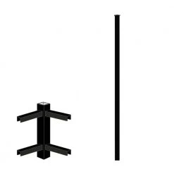 Top 10 ✔️ Vinings 2 in. x 2 in. x 6 ft. Black Aluminum Fence Corner Post with Flat Cap by FORGERIGHT ⌛ 15 Top 10 ✔️ Vinings 2 in. x 2 in. x 6 ft. Black Aluminum Fence Corner Post with Flat Cap by FORGERIGHT ⌛ -Cheap Fence Gates Plus Store black forgeright metal fence posts 862279 c3 1000