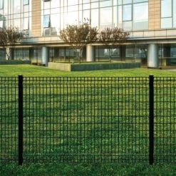 Flash Sale ✨ Deco Grid 2 in. x 2 in. x 6.18 ft. Black Steel Fence Post with Hardware by FORGERIGHT 🔔 -Cheap Fence Gates Plus Store black forgeright metal fence posts 863009 1f 1000