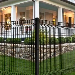 Flash Sale ✨ Deco Grid 2 in. x 2 in. x 6.18 ft. Black Steel Fence Post with Hardware by FORGERIGHT 🔔 -Cheap Fence Gates Plus Store black forgeright metal fence posts 863009 40 1000