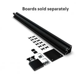 Top 10 ⭐ Corner Post Kit 44 in. x 3 in. x 3 in. Black Aluminum Railing Corner Post and Hardware - Kit B4 by HOFT 🔔 -Cheap Fence Gates Plus Store black hoft composite fence rails uskcp4401 c3 1000