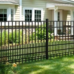 Wholesale π 3/4 in. x 1.5 ft. x 6 ft. Black Aluminum Fence Puppy Guard Add-On Panel by Mainstreet Aluminum Fence β 11 Wholesale π 3/4 in. x 1.5 ft. x 6 ft. Black Aluminum Fence Puppy Guard Add-On Panel by Mainstreet Aluminum Fence β -Cheap Fence Gates Plus Store black mainstreet aluminum fence metal fence panels 77331993 31 1000