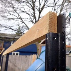 Best reviews of ✔️ 92 in. Black Metal Post with Double Powdercoat (with Top Plate) by Unbranded ❤️ -Cheap Fence Gates Plus Store black metal fence posts ltp 80220 1f 1000