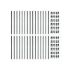 Best Pirce 🔔 3/4 in. x 3/4 in. x 26 in. Galvanized Steel Round Balusters Fence Rail with 60 SMSRA Surface Mount Connectors (30-Pack) by NUVO IRON 🔥 -Cheap Fence Gates Plus Store black nuvo iron composite fence rails cr26 esp 64 1000