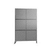 Flash Sale ✨ 6.33 ft. H x 3.93 ft. W Black Laser Cut Metal Privacy Screen 3-Panels by Unbranded 🎁 -Cheap Fence Gates Plus Store black outdoor privacy screens gm l 30 64 1000