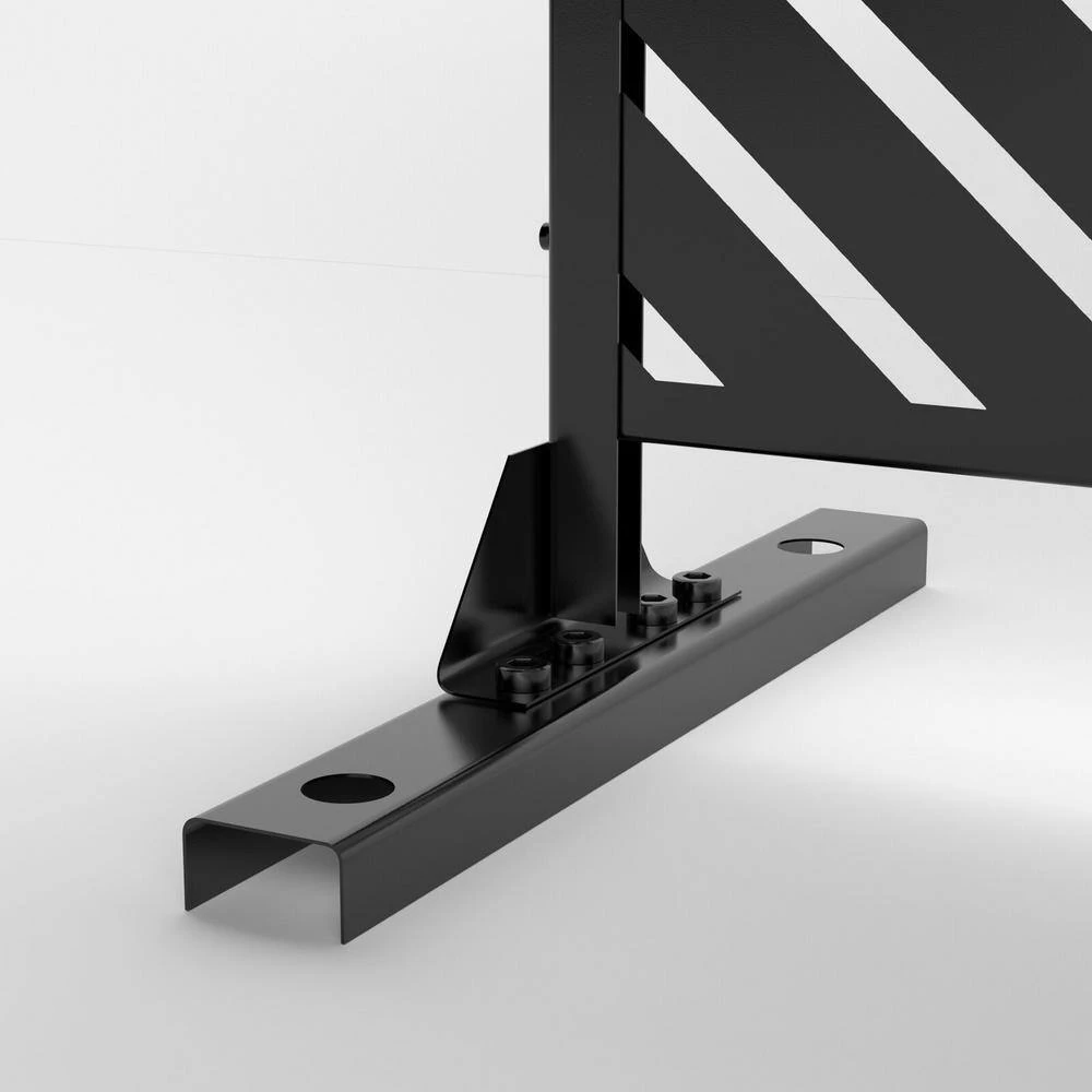 Flash Sale ✨ 6.33 ft. H x 3.93 ft. W Black Laser Cut Metal Privacy Screen 3-Panels by Unbranded 🎁 4 Flash Sale ✨ 6.33 ft. H x 3.93 ft. W Black Laser Cut Metal Privacy Screen 3-Panels by Unbranded 🎁 - Image 2