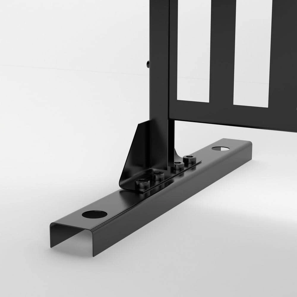 Cheap 🔥 Black Metal Outdoor Privacy Screen with Stand, Freestanding Outdoor Divider for Garden Patio Backyard(3-Panels) by Tunearary 🔔 9 Cheap 🔥 Black Metal Outdoor Privacy Screen with Stand, Freestanding Outdoor Divider for Garden Patio Backyard(3-Panels) by Tunearary 🔔 - Image 7