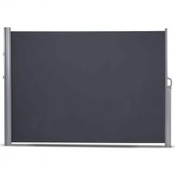 Best Sale ✔️ 118.5 in. W x 63 in. H Patio Retractable Folding Side Awning Screen Privacy Divider by ANGELES HOME 🔥 -Cheap Fence Gates Plus Store black outdoor privacy screens m35 8op71 4f 1000