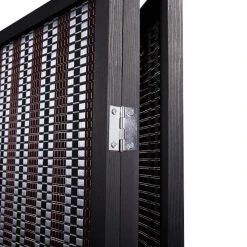 Hot Sale ⭐ 6-Panel Black Private Folding Portable Partition Screen by Unbranded 🛒 -Cheap Fence Gates Plus Store black outdoor privacy screens st629a 312 4f 1000