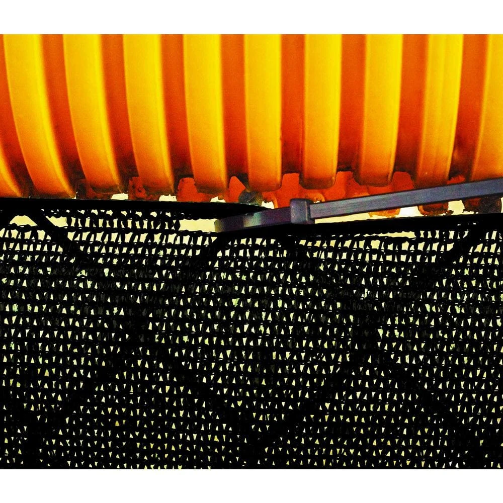 Discount ✨ 92 in. x 50 ft. Mesh Fabric Privacy Fence Screen with Integrated Button Hole in Black by Unbranded ❤️ 5 Discount ✨ 92 in. x 50 ft. Mesh Fabric Privacy Fence Screen with Integrated Button Hole in Black by Unbranded ❤️ - Image 3