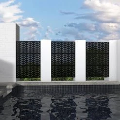 Best reviews of ๐ 6.5 ft. H x 4 ft. W Patio Laser Cut Metal Privacy Screen in Black by Unbranded ๐ 8 Best reviews of ๐ 6.5 ft. H x 4 ft. W Patio Laser Cut Metal Privacy Screen in Black by Unbranded ๐ -Cheap Fence Gates Plus Store black outdoor privacy screens xz525bz112 4f 1000