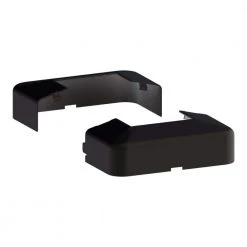 Outlet 👍 Aquatine 4.16 in. x 4.16 in. x 1.35 in. Black Aluminum Pool Fence Post Cap Base Cover by PEAK 🔔 -Cheap Fence Gates Plus Store black powder coat peak deck post caps 56981 c3 1000