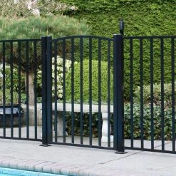 Outlet ๐ AquatinePLUS 3 ft. x 4 ft. Black Aluminum Fence Pool Gate by PEAK ๐ 9 Outlet ๐ AquatinePLUS 3 ft. x 4 ft. Black Aluminum Fence Pool Gate by PEAK ๐ -Cheap Fence Gates Plus Store black powder coat peak metal fence gates 57163 31 1000