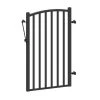 Hot Sale 👍 AquatinePLUS 3 ft. x 4 ft. Black Aluminum Yard Fence Gate by PEAK 🤩