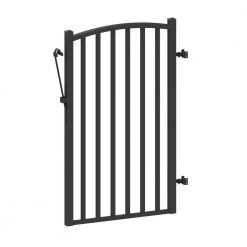 Hot Sale 👍 AquatinePLUS 3 ft. x 4 ft. Black Aluminum Yard Fence Gate by PEAK 🤩