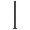 Budget 🌟 AquatinePLUS 2.38 in. x 2.38 in. x 4.20 ft. Black Aluminum Hard Surface Pool Fence Post by PEAK 🌟 -Cheap Fence Gates Plus Store black powder coat peak metal fence posts 57003 64 1000