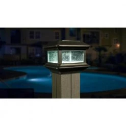 Best deal ✨ Colonial 3.5 in. x 3.5 in. Outdoor Black Cast Aluminum LED Solar Post Cap (2-Pack) by Classy Caps ✨ 12 Best deal ✨ Colonial 3.5 in. x 3.5 in. Outdoor Black Cast Aluminum LED Solar Post Cap (2-Pack) by Classy Caps ✨ -Cheap Fence Gates Plus Store black powder coated aluminum classy caps deck post caps slo88 c3 1000