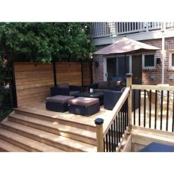 Wholesale 🥰 70 in. x 1-1/2 in. x 1-1/2 in. Black Powder Coated Aluminum Fence Channels Kit for 6 ft. High Industrial Fence by Slipfence 🤩 -Cheap Fence Gates Plus Store black powder coated slipfence composite fence rails sf2 ihck6 66 1000