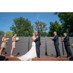 Wholesale 🥰 70 in. x 1-1/2 in. x 1-1/2 in. Black Powder Coated Aluminum Fence Channels Kit for 6 ft. High Industrial Fence by Slipfence 🤩 -Cheap Fence Gates Plus Store black powder coated slipfence composite fence rails sf2 ihck6 77 1000