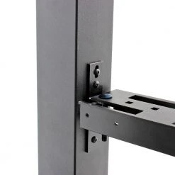 Cheapest 🔔 1.5 in. x 3 in. x 92 in. Black Aluminum Vertical Fence Stringer Kit, Includes 2 Stringers, 4 Brackets and All Fasteners by Slipfence 🛒 -Cheap Fence Gates Plus Store black powder coated slipfence composite fence rails sf2 vsk92 76 1000