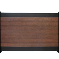 Top 10 🌟 Euro Style 4 ft. x 6 ft. Black Top Black Rose Aluminum/Composite Horizontal Fence Panel by Veranda ⌛