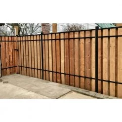 Top 10 😉 3 in. x 2 in. x 92.5 in. Black Aluminum Cap Rail for the Top of Slip Fence Vertical Fence System by Slipfence ✔️ 19 Top 10 😉 3 in. x 2 in. x 92.5 in. Black Aluminum Cap Rail for the Top of Slip Fence Vertical Fence System by Slipfence ✔️ -Cheap Fence Gates Plus Store black slipfence composite fence rails sf2 vcr93 1f 1000