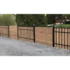 Top 10 😉 3 in. x 2 in. x 92.5 in. Black Aluminum Cap Rail for the Top of Slip Fence Vertical Fence System by Slipfence ✔️ 23 Top 10 😉 3 in. x 2 in. x 92.5 in. Black Aluminum Cap Rail for the Top of Slip Fence Vertical Fence System by Slipfence ✔️ -Cheap Fence Gates Plus Store black slipfence composite fence rails sf2 vcr93 31 1000