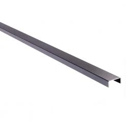 Top 10 😉 3 in. x 2 in. x 92.5 in. Black Aluminum Cap Rail for the Top of Slip Fence Vertical Fence System by Slipfence ✔️