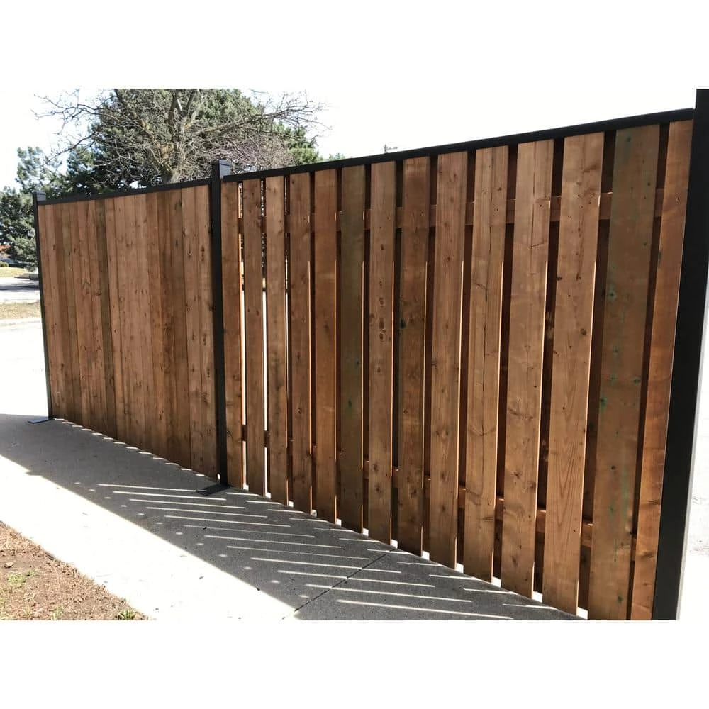 Top 10 😉 3 in. x 2 in. x 92.5 in. Black Aluminum Cap Rail for the Top of Slip Fence Vertical Fence System by Slipfence ✔️ 11 Top 10 😉 3 in. x 2 in. x 92.5 in. Black Aluminum Cap Rail for the Top of Slip Fence Vertical Fence System by Slipfence ✔️ - Image 9