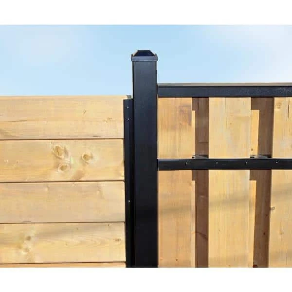 Brand new ๐ 3 in. x 3 in. x 12 ft. 4 in. Black Powder ๐ Coated Aluminum Fence Post Includes Post Cap by Slipfence โ๏ธ 8 Brand new ๐ 3 in. x 3 in. x 12 ft. 4 in. Black Powder ๐ Coated Aluminum Fence Post Includes Post Cap by Slipfence โ๏ธ - Image 6