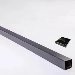 Brand new ๐ 3 in. x 3 in. x 12 ft. 4 in. Black Powder ๐ Coated Aluminum Fence Post Includes Post Cap by Slipfence โ๏ธ 24 Brand new ๐ 3 in. x 3 in. x 12 ft. 4 in. Black Powder ๐ Coated Aluminum Fence Post Includes Post Cap by Slipfence โ๏ธ -Cheap Fence Gates Plus Store black slipfence metal fence posts sf2 pk312 d4 1000