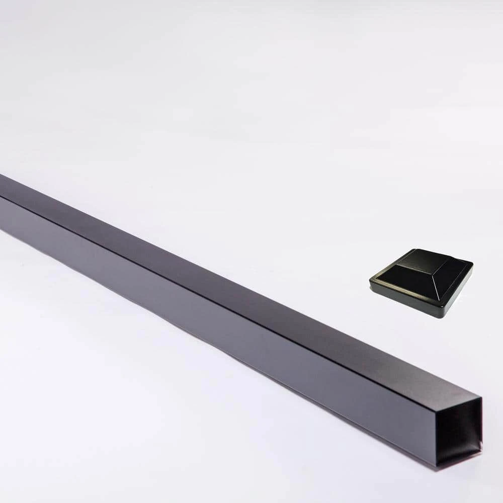 Brand new ๐ 3 in. x 3 in. x 12 ft. 4 in. Black Powder ๐ Coated Aluminum Fence Post Includes Post Cap by Slipfence โ๏ธ 13 Brand new ๐ 3 in. x 3 in. x 12 ft. 4 in. Black Powder ๐ Coated Aluminum Fence Post Includes Post Cap by Slipfence โ๏ธ - Image 11