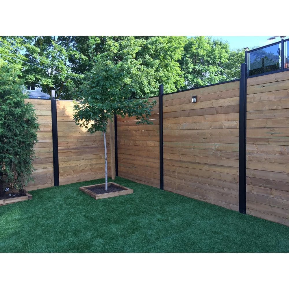Brand new ๐ 3 in. x 3 in. x 12 ft. 4 in. Black Powder ๐ Coated Aluminum Fence Post Includes Post Cap by Slipfence โ๏ธ 4 Brand new ๐ 3 in. x 3 in. x 12 ft. 4 in. Black Powder ๐ Coated Aluminum Fence Post Includes Post Cap by Slipfence โ๏ธ - Image 2