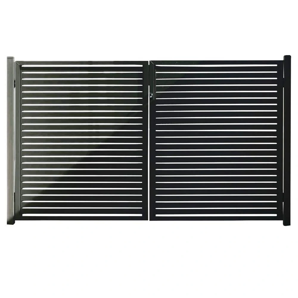 Best Pirce 😉 Quick Screen 3.33 ft. x 5.91 ft. x 0.20 ft. Aluminum Gate in Black for fence panels by Stratco ✨ 3 Best Pirce 😉 Quick Screen 3.33 ft. x 5.91 ft. x 0.20 ft. Aluminum Gate in Black for fence panels by Stratco ✨