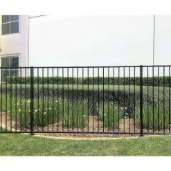Best reviews of ⭐ Pro Series 32 in. H x 93 in. W Black Steel Fence Panel by US Door and Fence ⭐ -Cheap Fence Gates Plus Store black us door and fence metal fence panels f2ghds93x32us 31 1000