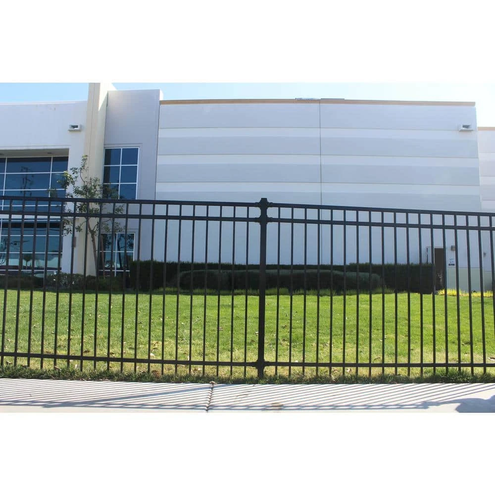 Cheap โจ Pro Series 4.84 ft. H x 7.67 ft. W Black Steel Adjustable Fence Panel by US Door and Fence ๐ 7 Cheap โจ Pro Series 4.84 ft. H x 7.67 ft. W Black Steel Adjustable Fence Panel by US Door and Fence ๐ - Image 5