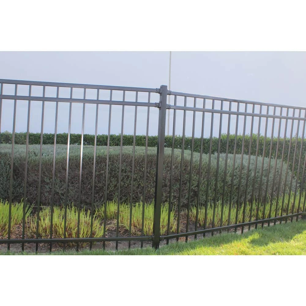 Cheap โจ Pro Series 4.84 ft. H x 7.67 ft. W Black Steel Adjustable Fence Panel by US Door and Fence ๐ 5 Cheap โจ Pro Series 4.84 ft. H x 7.67 ft. W Black Steel Adjustable Fence Panel by US Door and Fence ๐ - Image 3