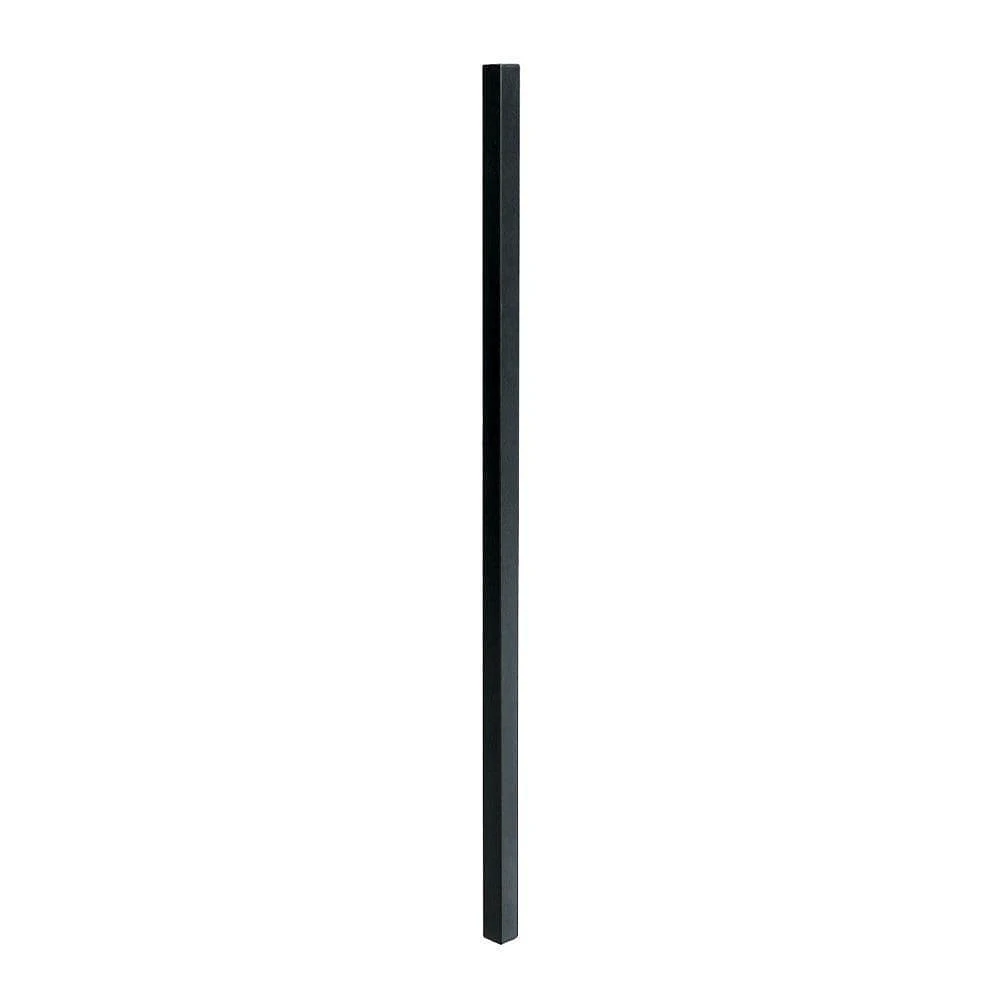 Wholesale ⌛ 2 in. x 2 in. x 5-1/2 ft. Black Metal Fence Post without Flange by US Door and Fence 🎉 3 Wholesale ⌛ 2 in. x 2 in. x 5-1/2 ft. Black Metal Fence Post without Flange by US Door and Fence 🎉
